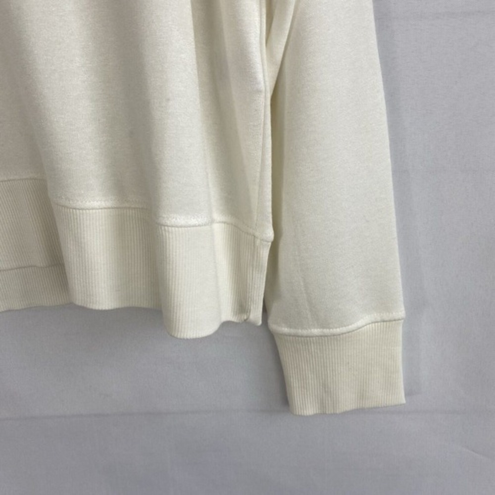 Jane Delancey  Embroidered Rigatoni Sweater Women M‎ Cream Italian Grandmacore - Picture 4 of 10